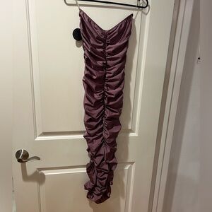 Hot Miami Styles Lavender Strapless Dress